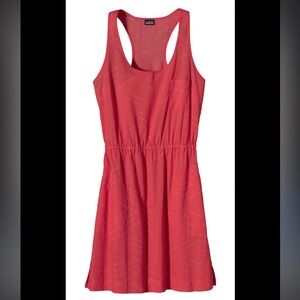 Patagonia Sedum Racerback Dress | Size 2 | Red Active Summer Dress